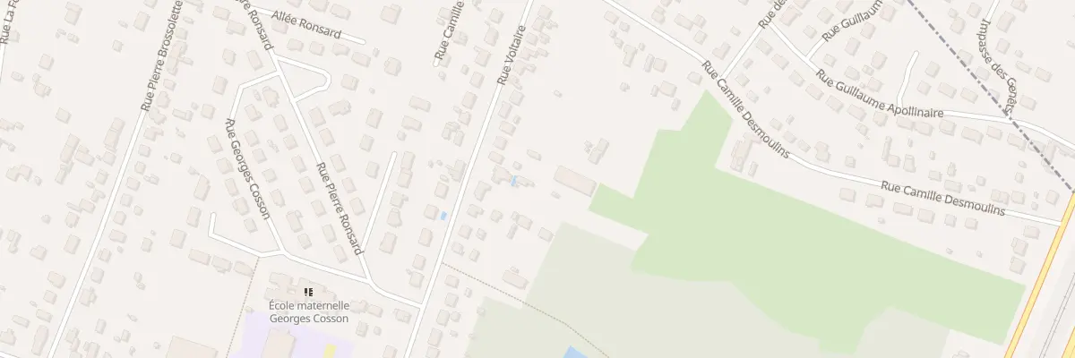 Plan du 92 Rue Voltaire à Châlette-sur-Loing