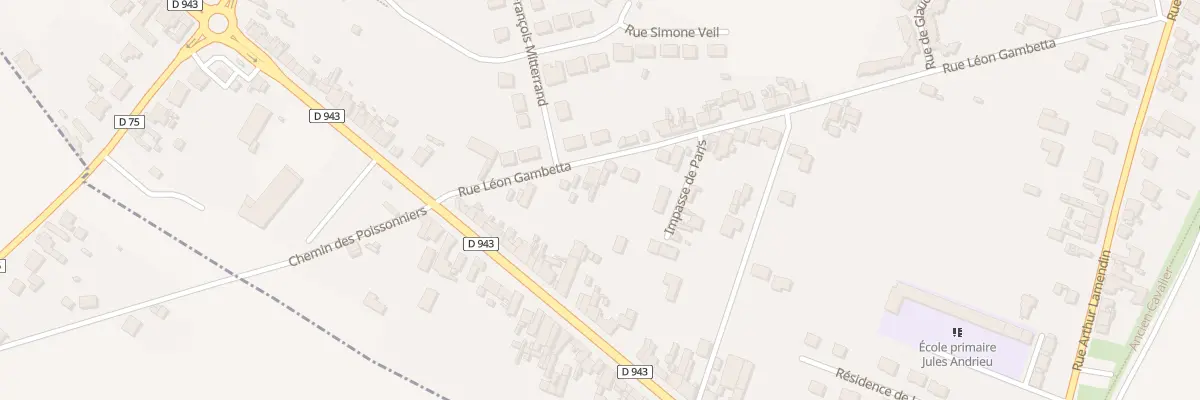 Plan du 71 Rue Léon Gambetta à Vermelles