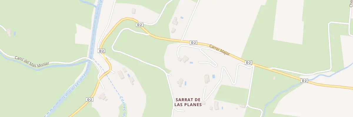 Plan du 73B Sarrat de Las Planes à Montauriol
