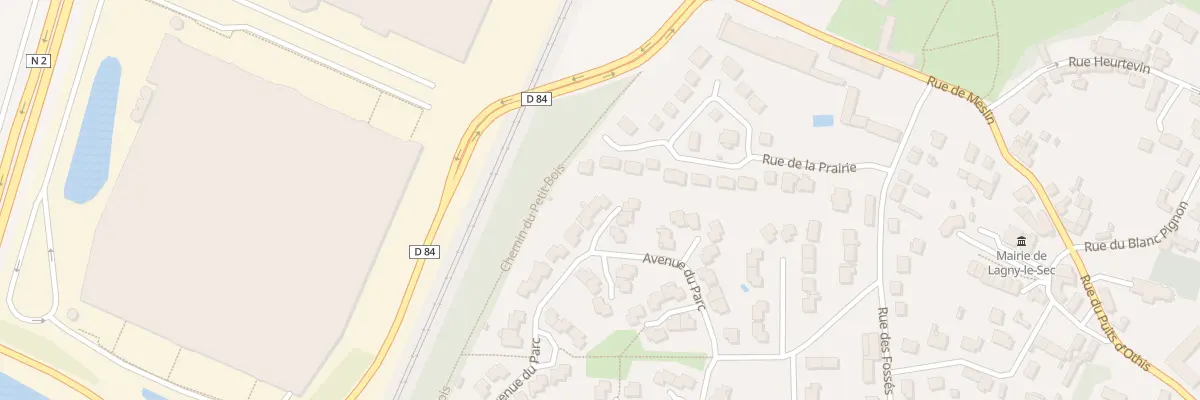 Plan du 26 Av du Parc à Lagny-le-Sec