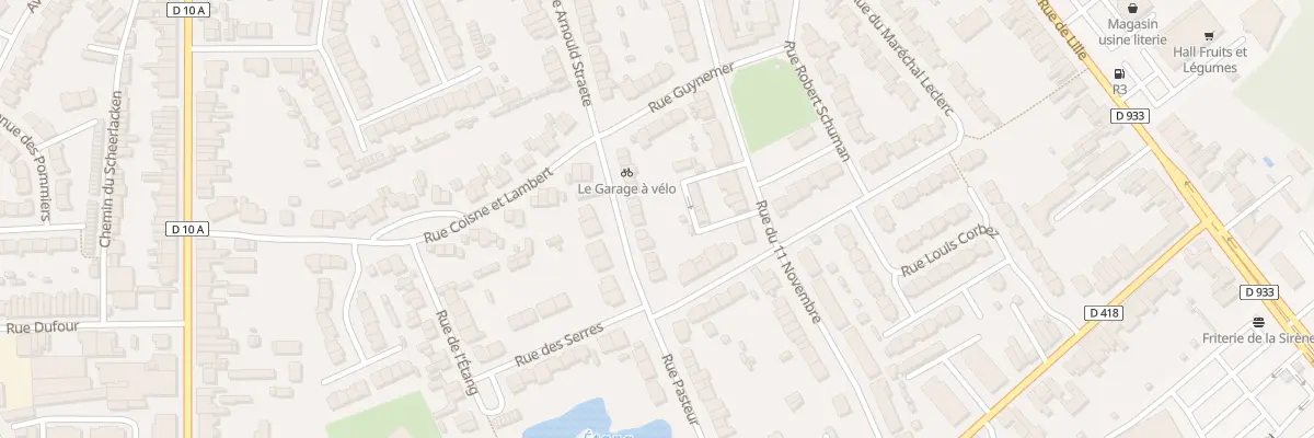 Plan du 15 Rue Pasteur à Bailleul