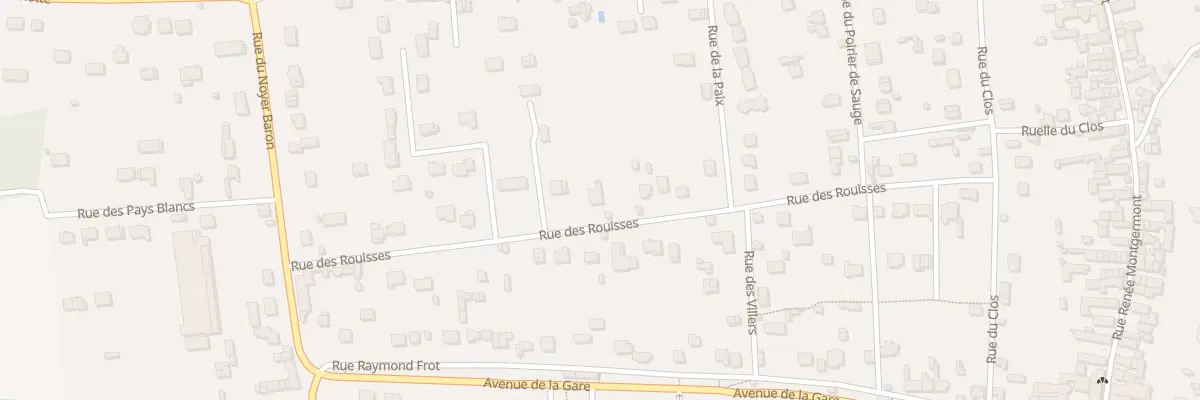 Plan du 22 Rue des Rouisses à Montigny-sur-Loing