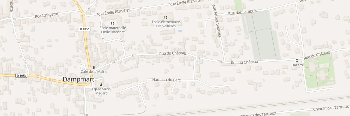 Plan du 42 Rue du Chateau à Dampmart