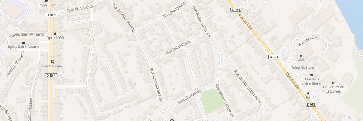 Plan du 2 Rue du Onze Novembre à Bailleul