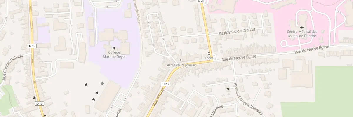 Plan du 95 Rue d’Ypres à Bailleul