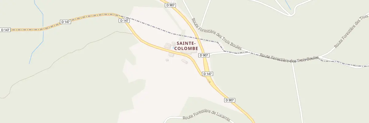 Plan du 5012 Sainte Colombe à Rieussec