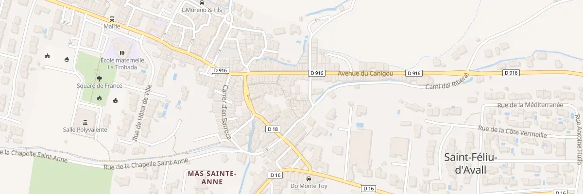 Plan du 200 Rue Saint Martin à Saint-Féliu-d’Avall