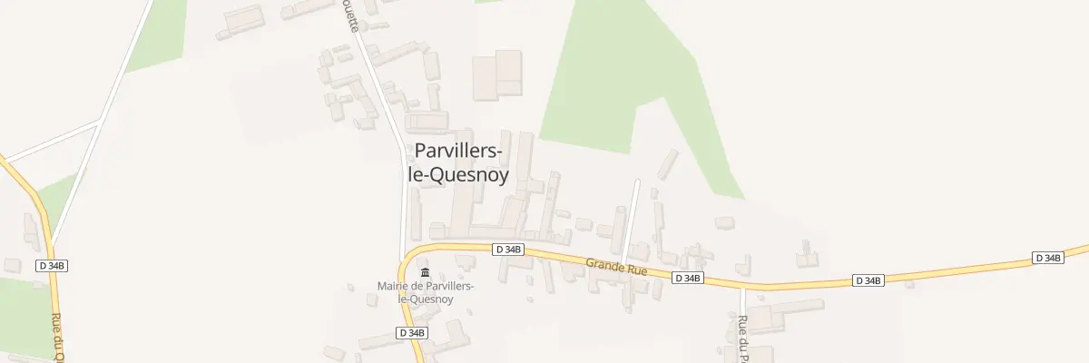 Plan du 5 Gr Grande Rue à Parvillers-le-Quesnoy
