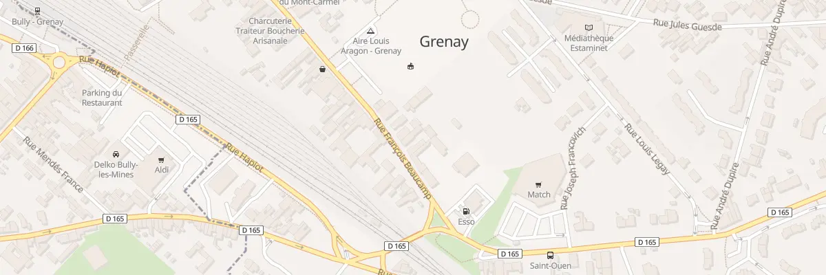 Plan du 18 Rue François Beaucamp à Grenay