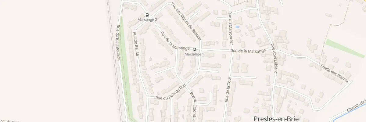 Plan du 5 Rue du Colombier à Presles-en-Brie