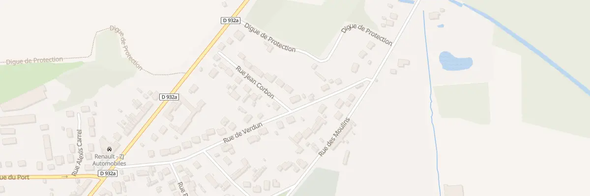 Plan du 13 Rue de Verdun à Verberie