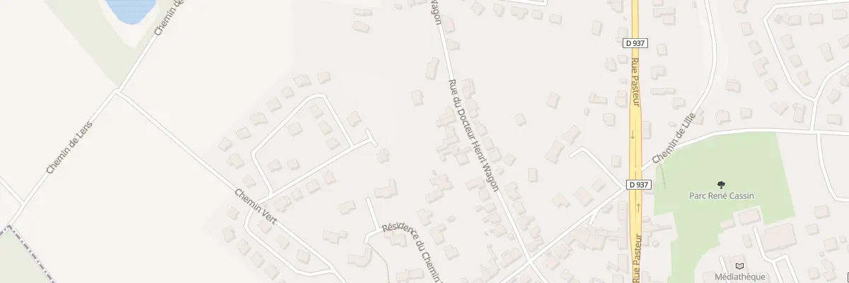 Plan du 21 Rue du Docteur Henri Wagon à Souchez