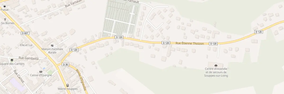 Plan du 14F Rue Etienne Thoizon à Souppes-sur-Loing