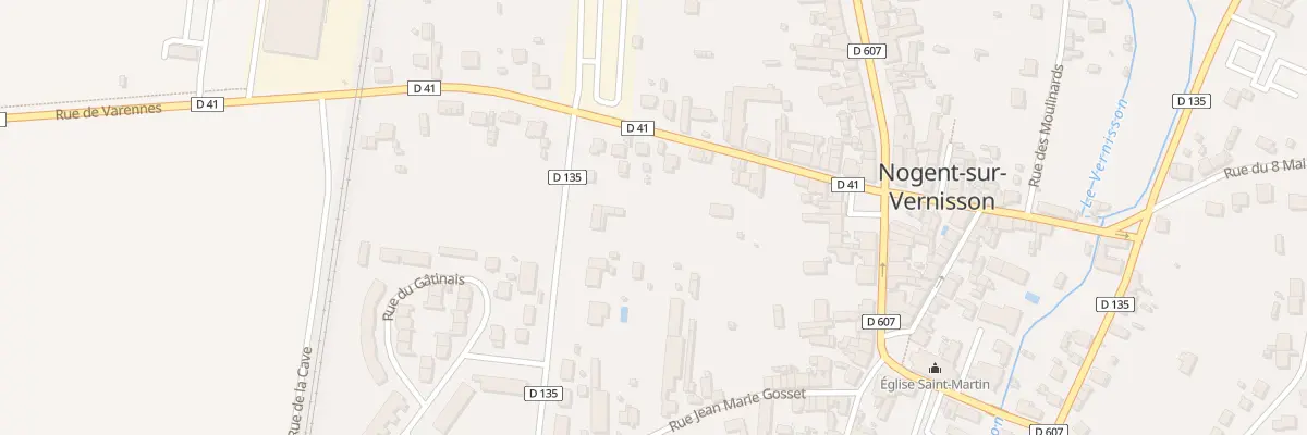 Plan du 25 Rue de Varennes à Nogent-sur-Vernisson