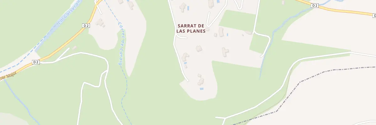 Plan du 5003F Sarrat de Las Planes à Montauriol