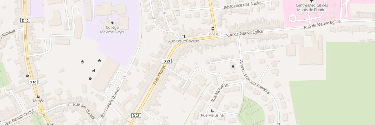 Plan du 72 Rue d’Ypres à Bailleul