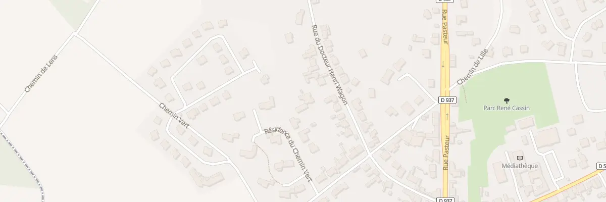 Plan du 13 Rue du Docteur Henri Wagon à Souchez