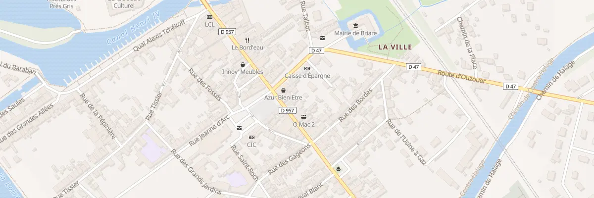 Plan du 45 Rue de la Liberté à Briare
