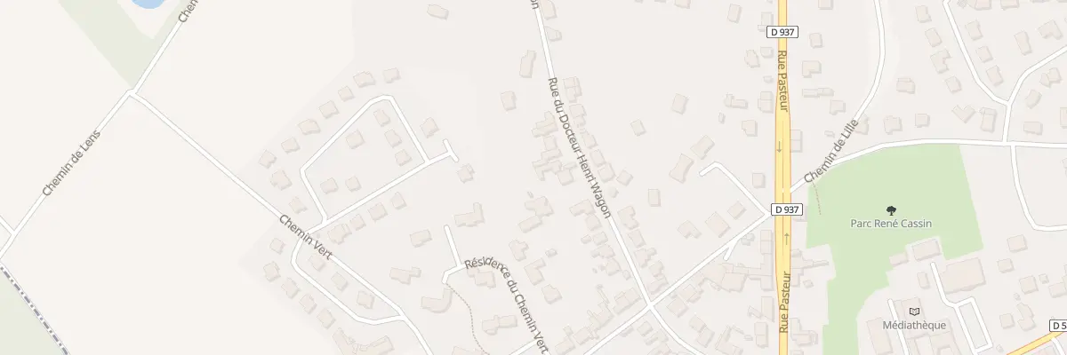 Plan du 17 Rue du Docteur Henri Wagon à Souchez