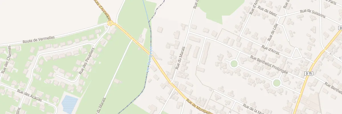 Plan du 7 Rue du Marais à Vermelles