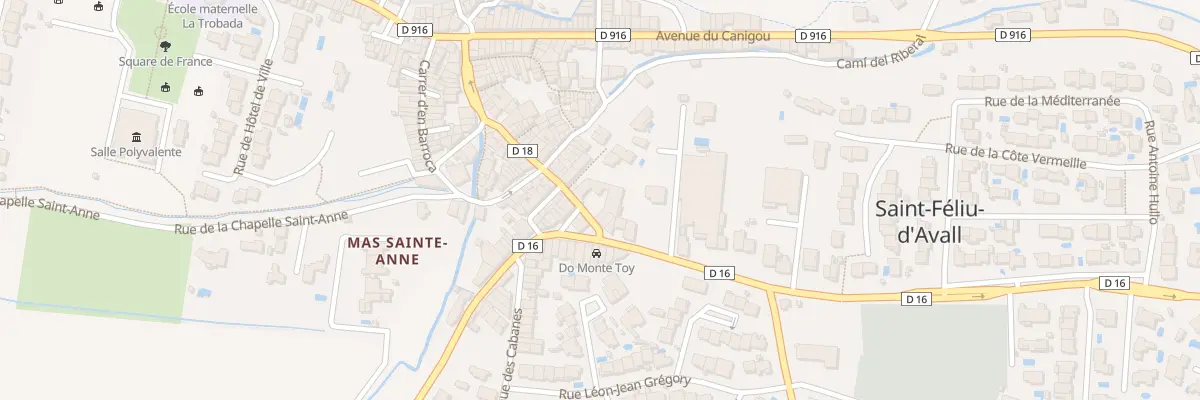 Plan du 2T Imp des Oliviers à Saint-Féliu-d’Avall