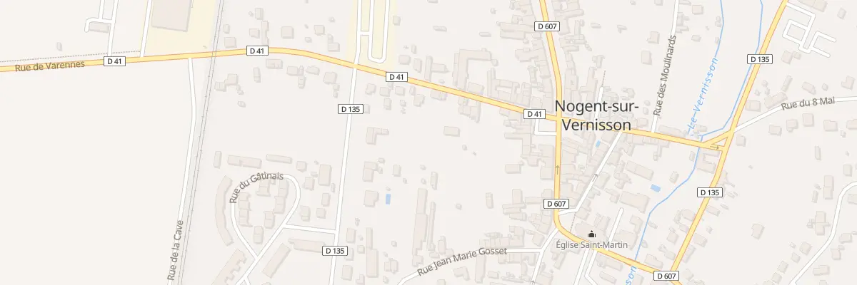 Plan du 23 Rue de Varennes à Nogent-sur-Vernisson