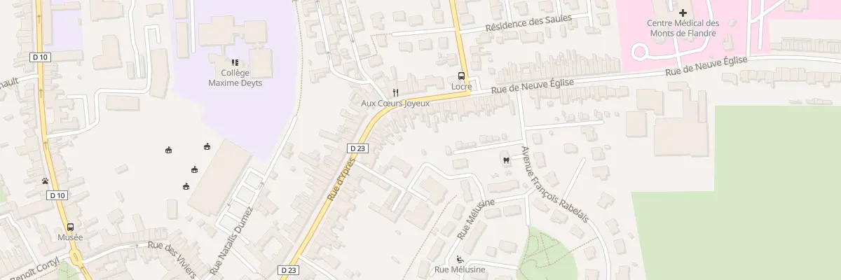 Plan du 86 Rue d’Ypres à Bailleul