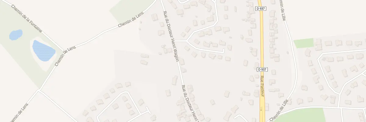 Plan du 36 Rue du Docteur Henri Wagon à Souchez
