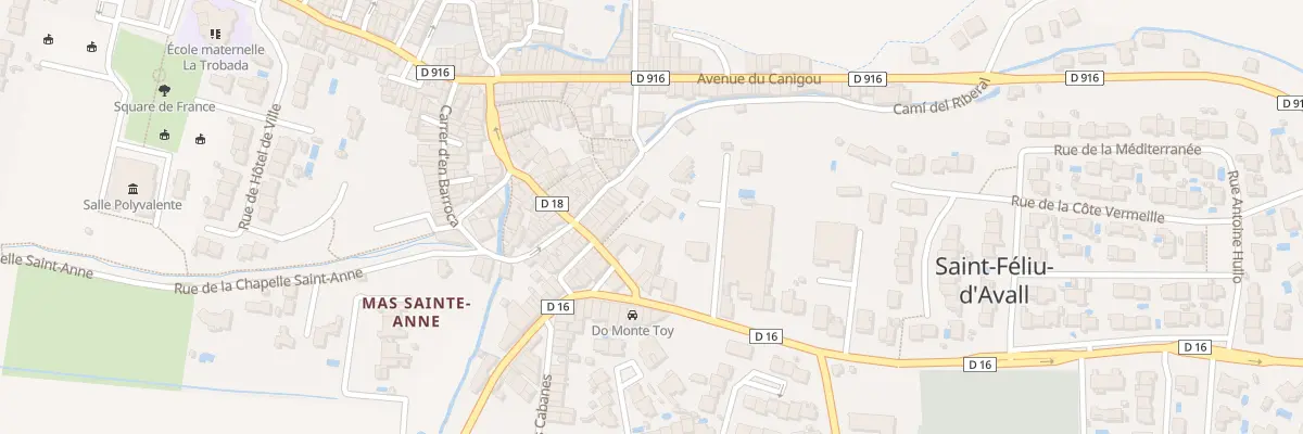 Plan du 2 Imp des Oliviers à Saint-Féliu-d’Avall
