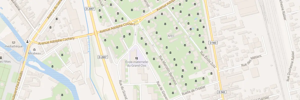 Plan du 10 Rue Marcelin Berthelot à Montargis