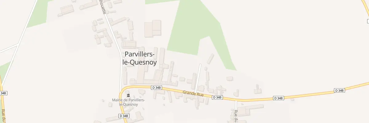 Plan du 7B Gr Grande Rue à Parvillers-le-Quesnoy