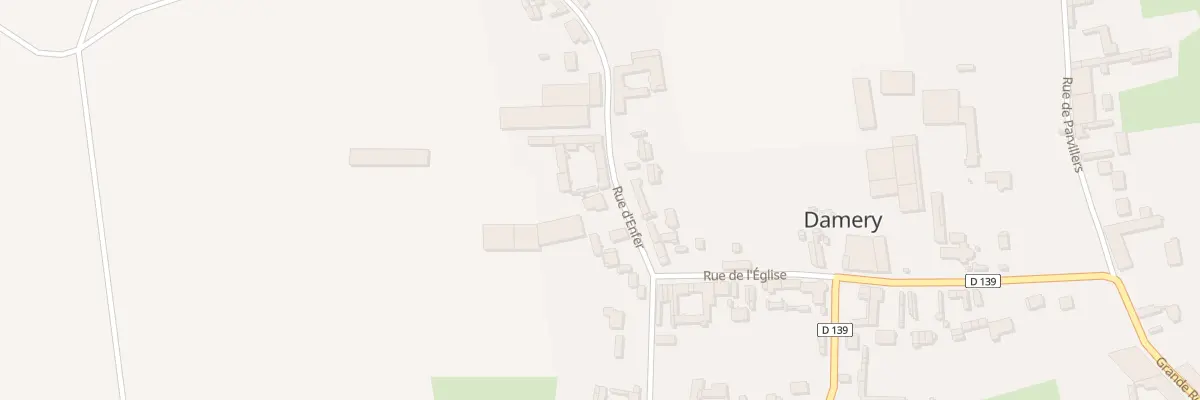 Plan du 15 Rue d’Enfer à Damery
