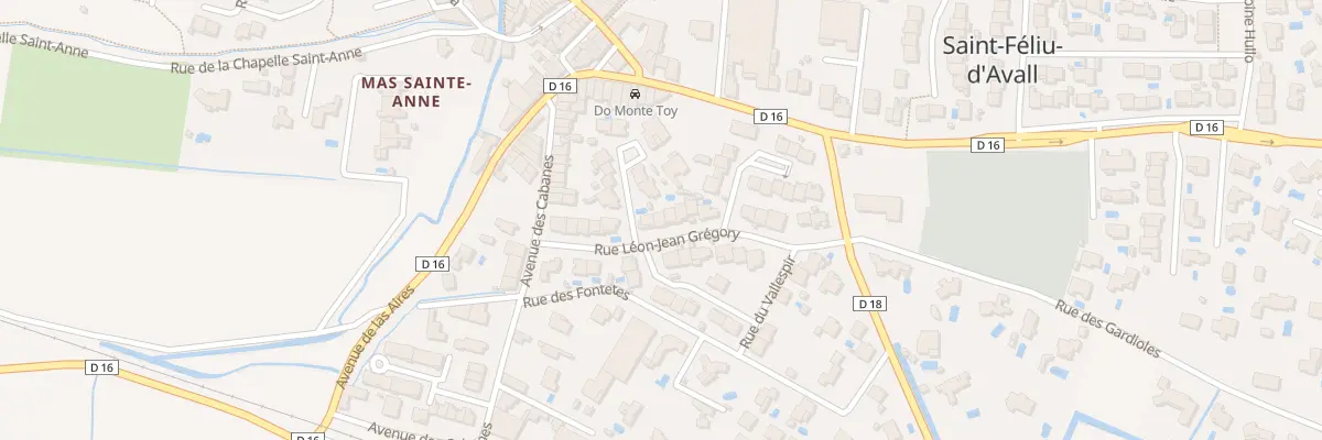 Plan du 38 Av des Cabanes à Saint-Féliu-d’Avall