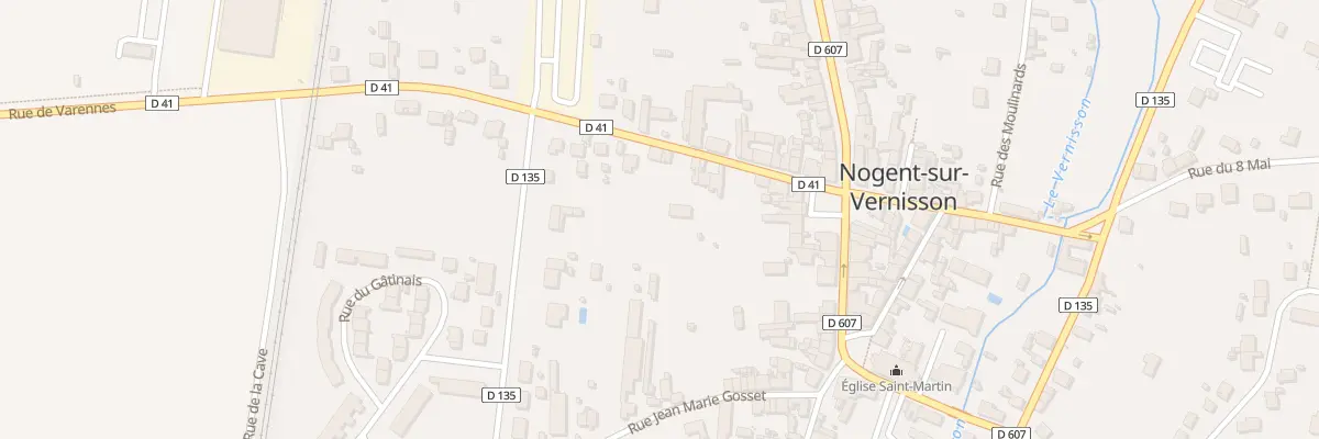 Plan du 21 Rue de Varennes à Nogent-sur-Vernisson