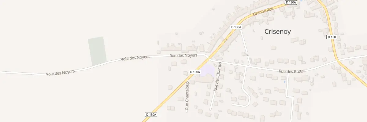 Plan du 59 Rue des Noyers à Crisenoy