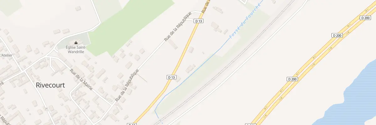 Plan du 296 Rue de la Pantoufière à Rivecourt