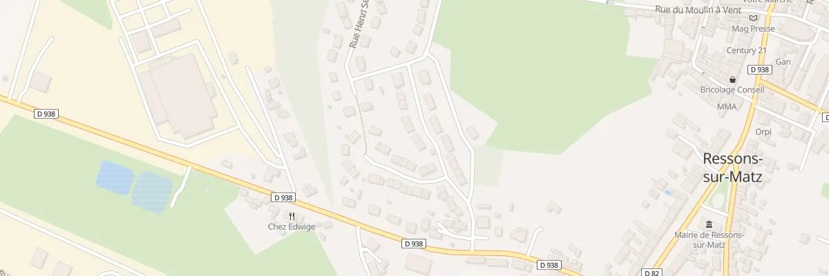 Plan du 97 Rue du Lieut. Binet Valmer à Ressons-sur-Matz