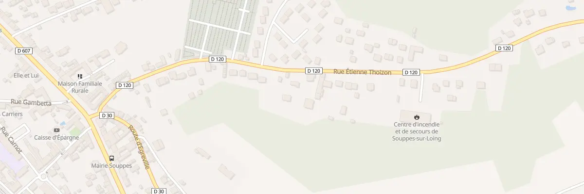 Plan du 16C Rue Etienne Thoizon à Souppes-sur-Loing