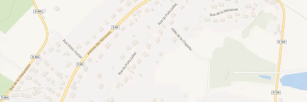 Plan du 57 Rue du Puits Juillet à Commentry