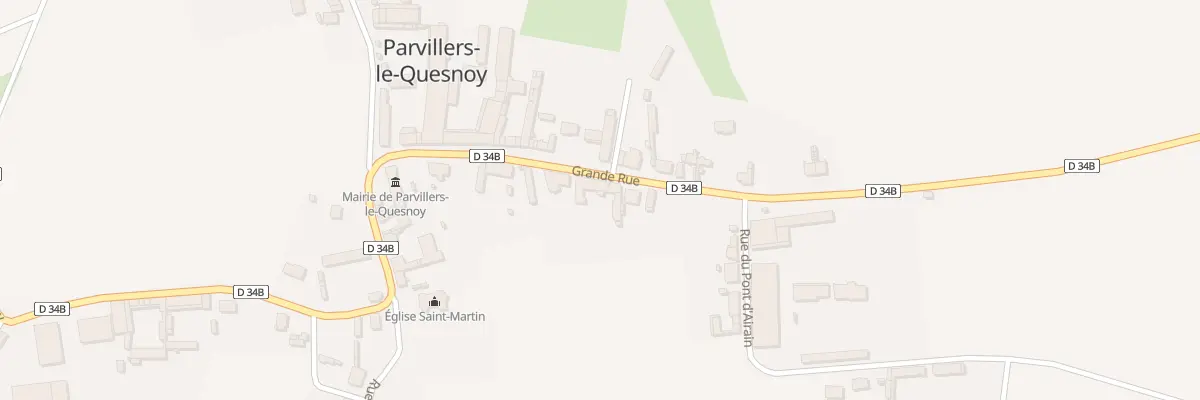Plan du 6 Gr Grande Rue à Parvillers-le-Quesnoy