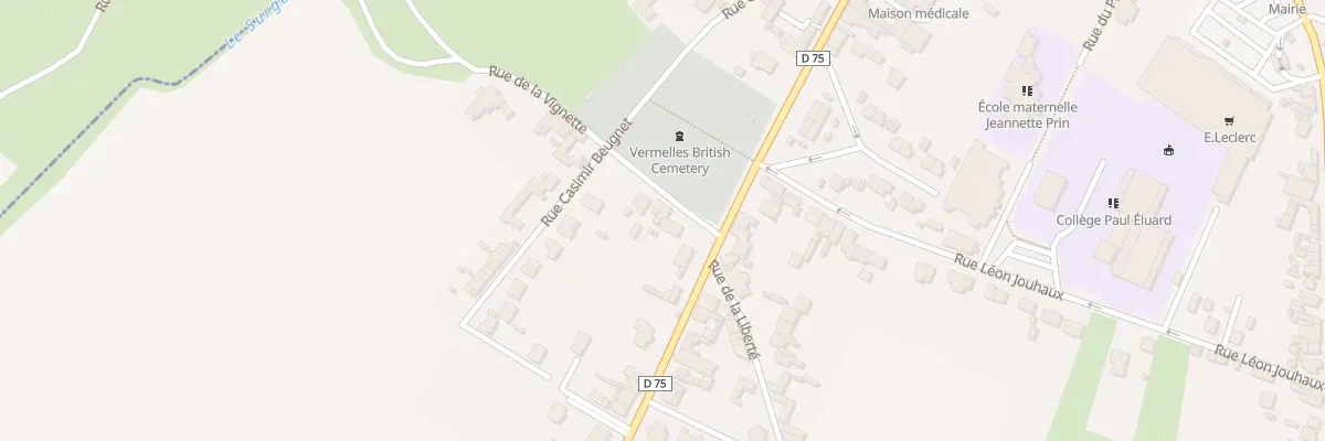 Plan du 3 Rue de la Vignette à Vermelles