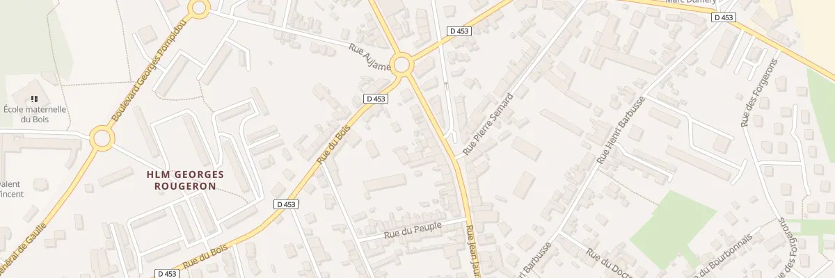 Plan du 63 Rue Jean Jaurès à Commentry