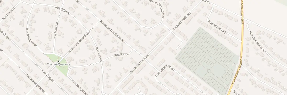Plan du 4 Bd de Romanet à Grenay
