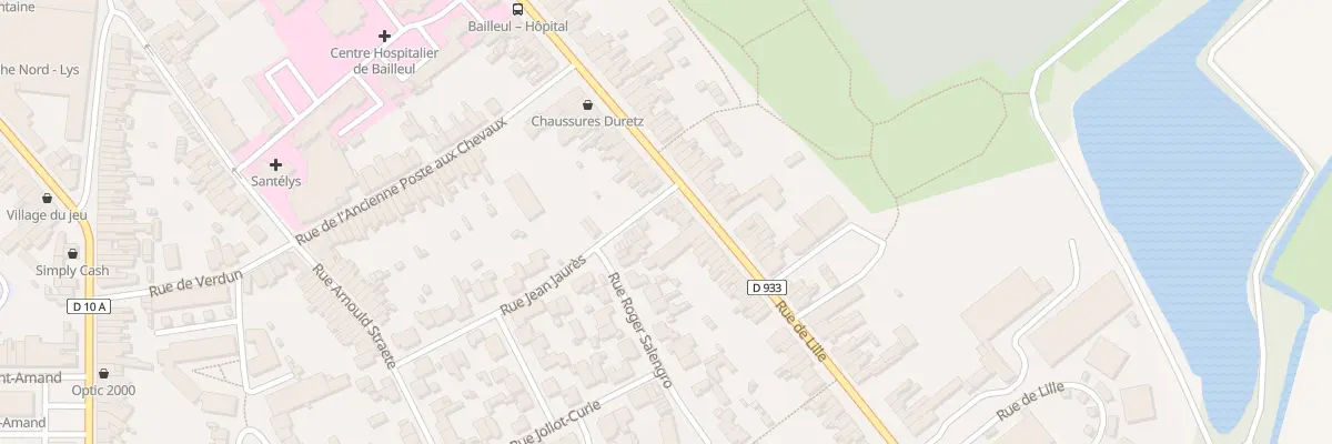 Plan du 94 Rue de Lille à Bailleul