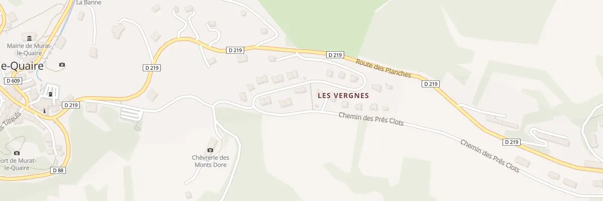Plan du 5001 Lot Les Vergnes à Murat-le-Quaire