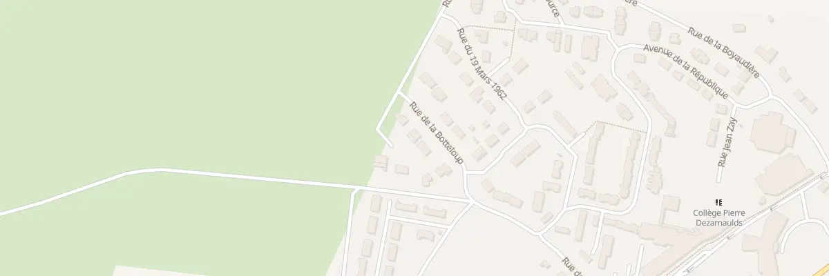 Plan du 7 Rue de la Botteloup à Châtillon-sur-Loire
