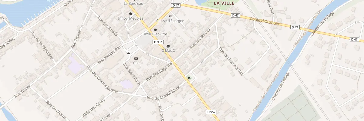 Plan du 4 Rue des Bordes à Briare