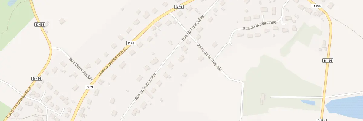 Plan du 51 Rue du Puits Juillet à Commentry