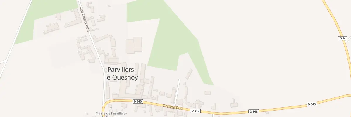 Plan du 21B Gr Grande Rue à Parvillers-le-Quesnoy