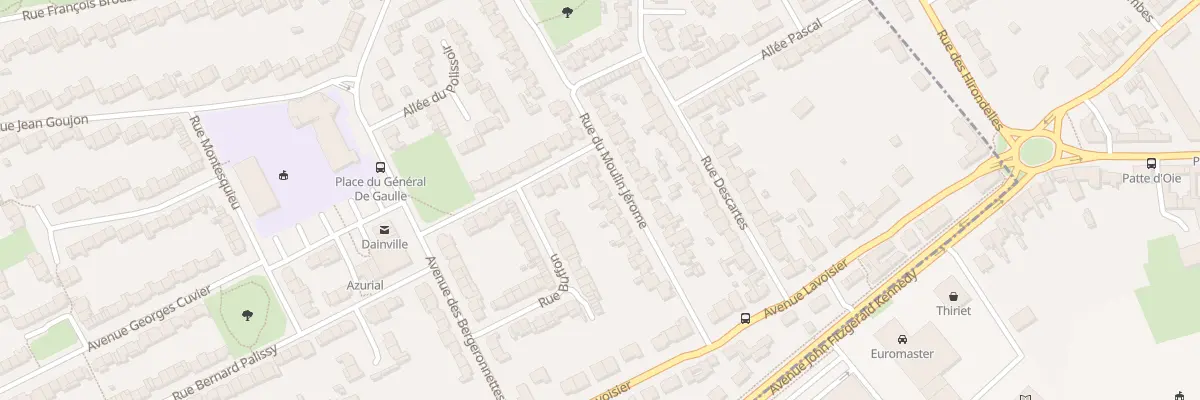 Plan du 20 Rue du Moulin Jérôme à Dainville